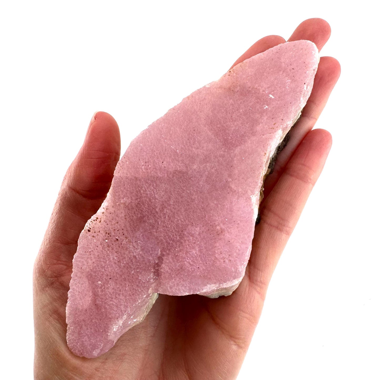Pink Aragonite | natural crystal cluster, mineral specimen