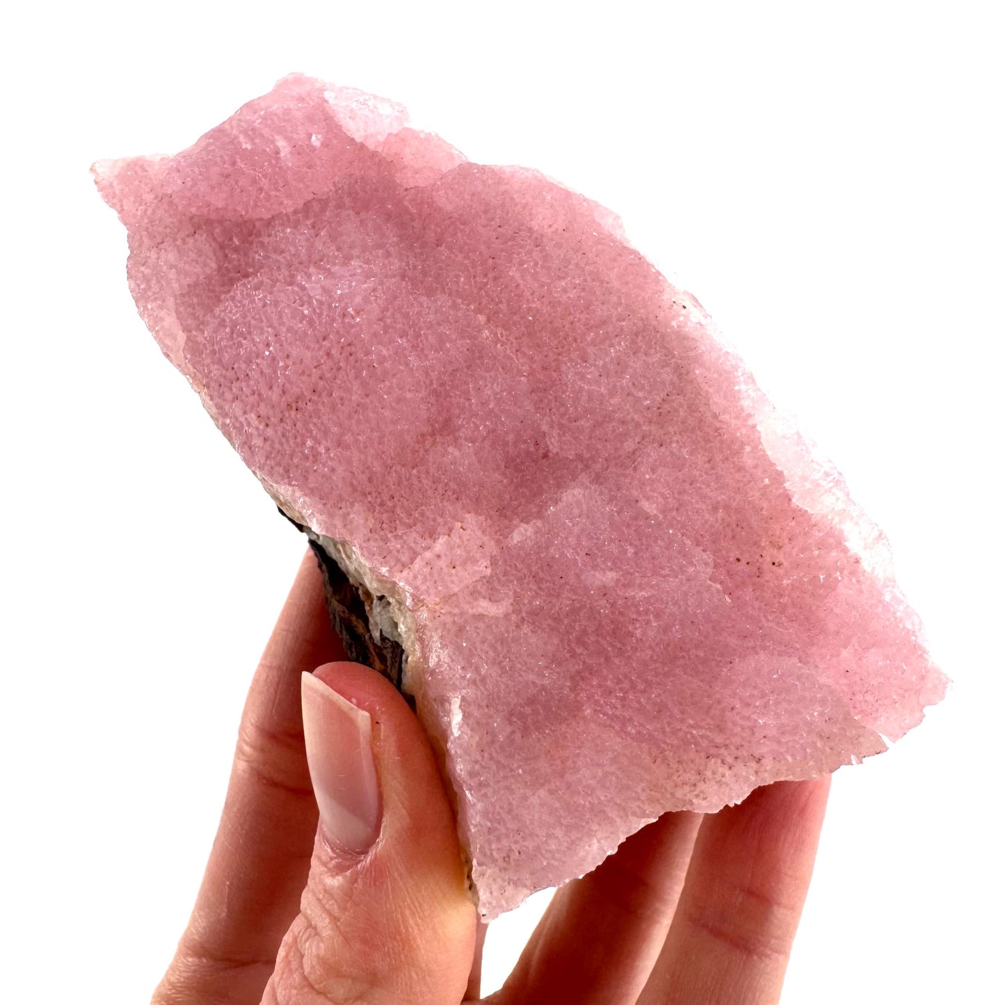 Pink Aragonite | natural crystal cluster, mineral specimen