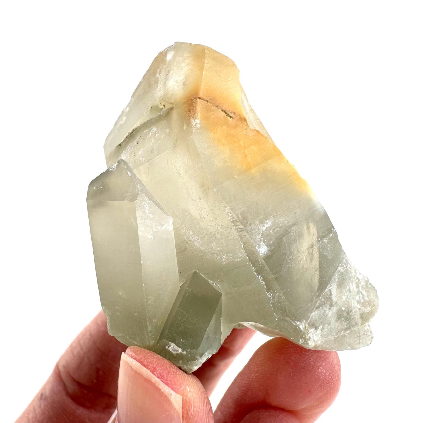Yellow Bone Quartz | mango quartz crystal, mineral specimen from Pakistan