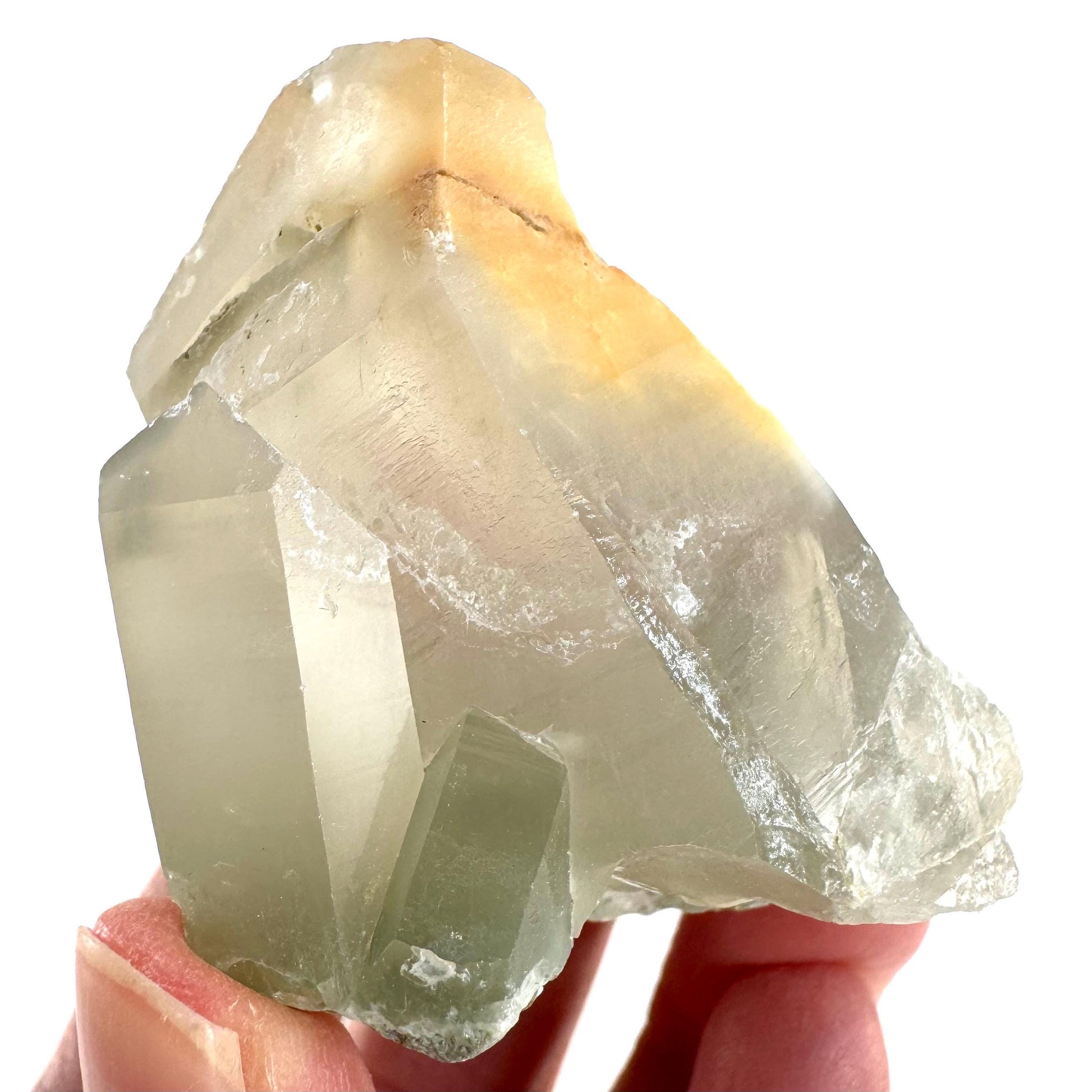 Yellow Bone Quartz | mango quartz crystal, mineral specimen from Pakistan