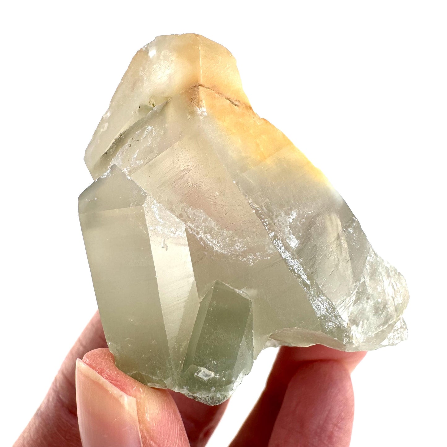 Yellow Bone Quartz | mango quartz crystal, mineral specimen from Pakistan