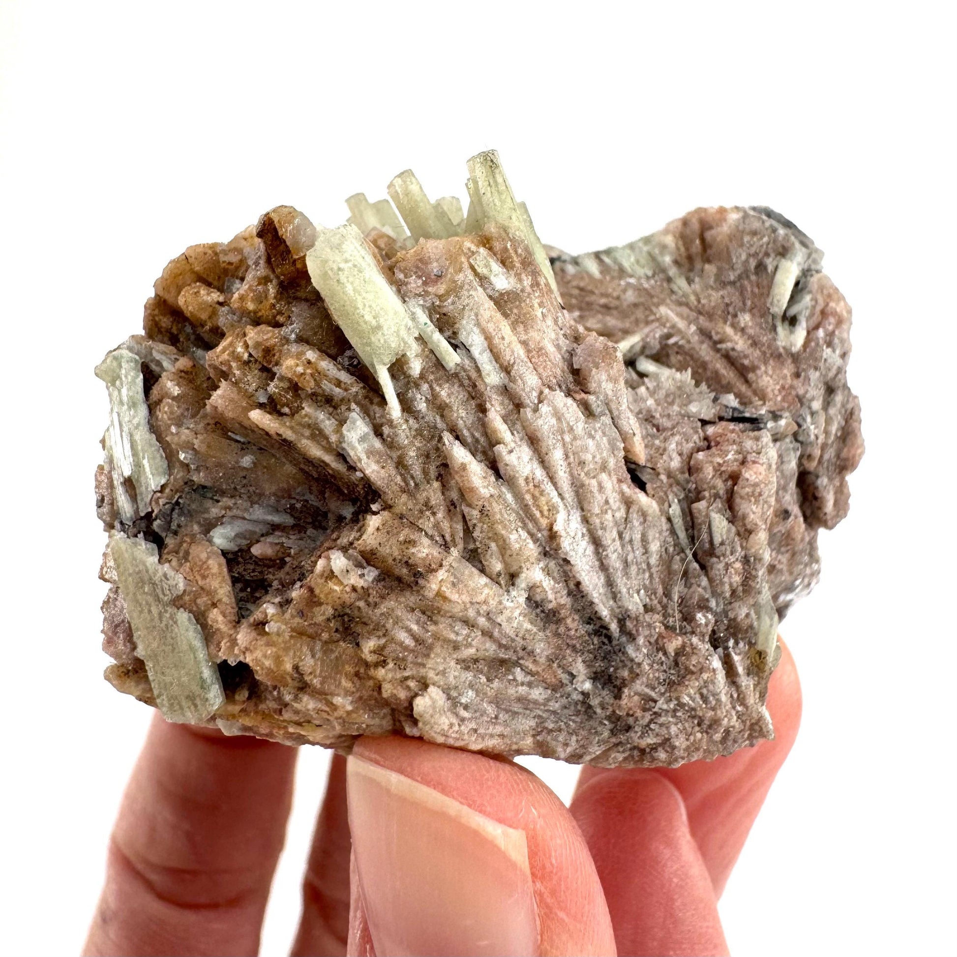 Cuprian Barite with Stibnite | Crystal cluster, baryte mineral specimen from DR Congo