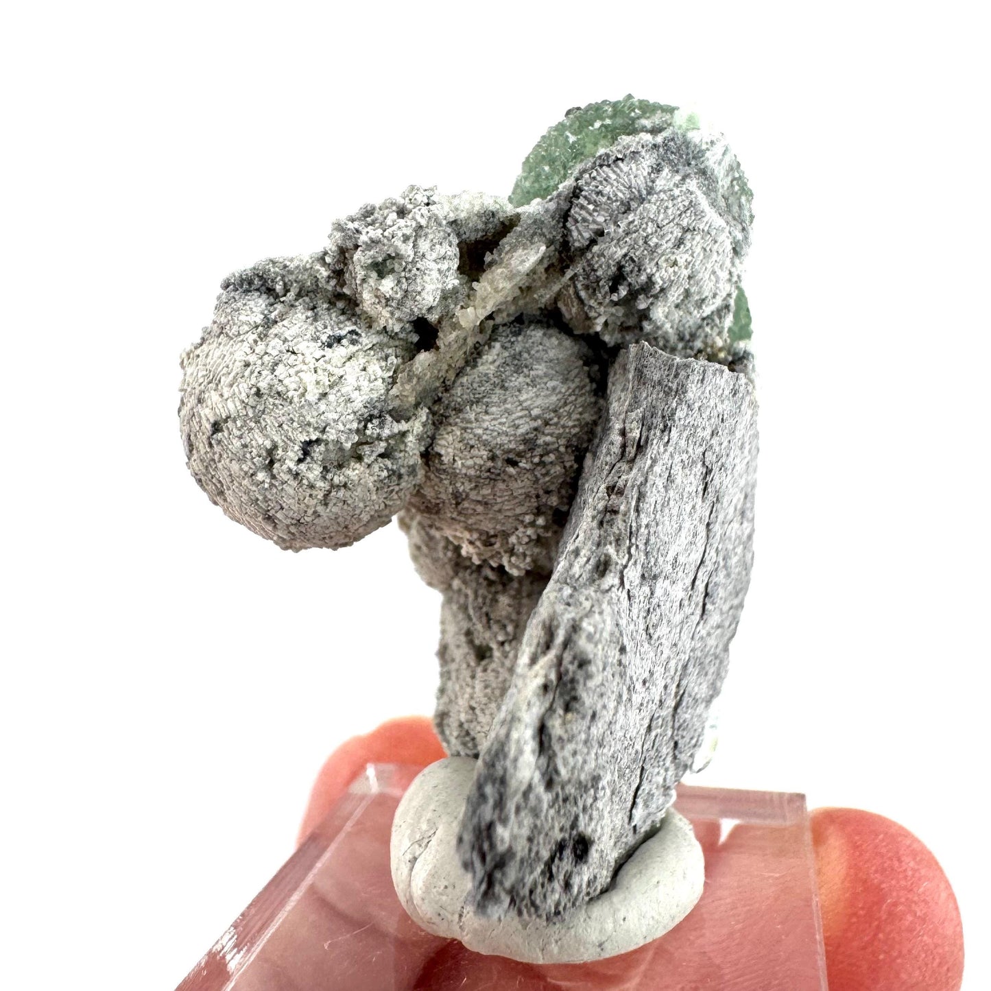 Wavellite (Arkansas, USA) | green crystal cluster, mineral specimen