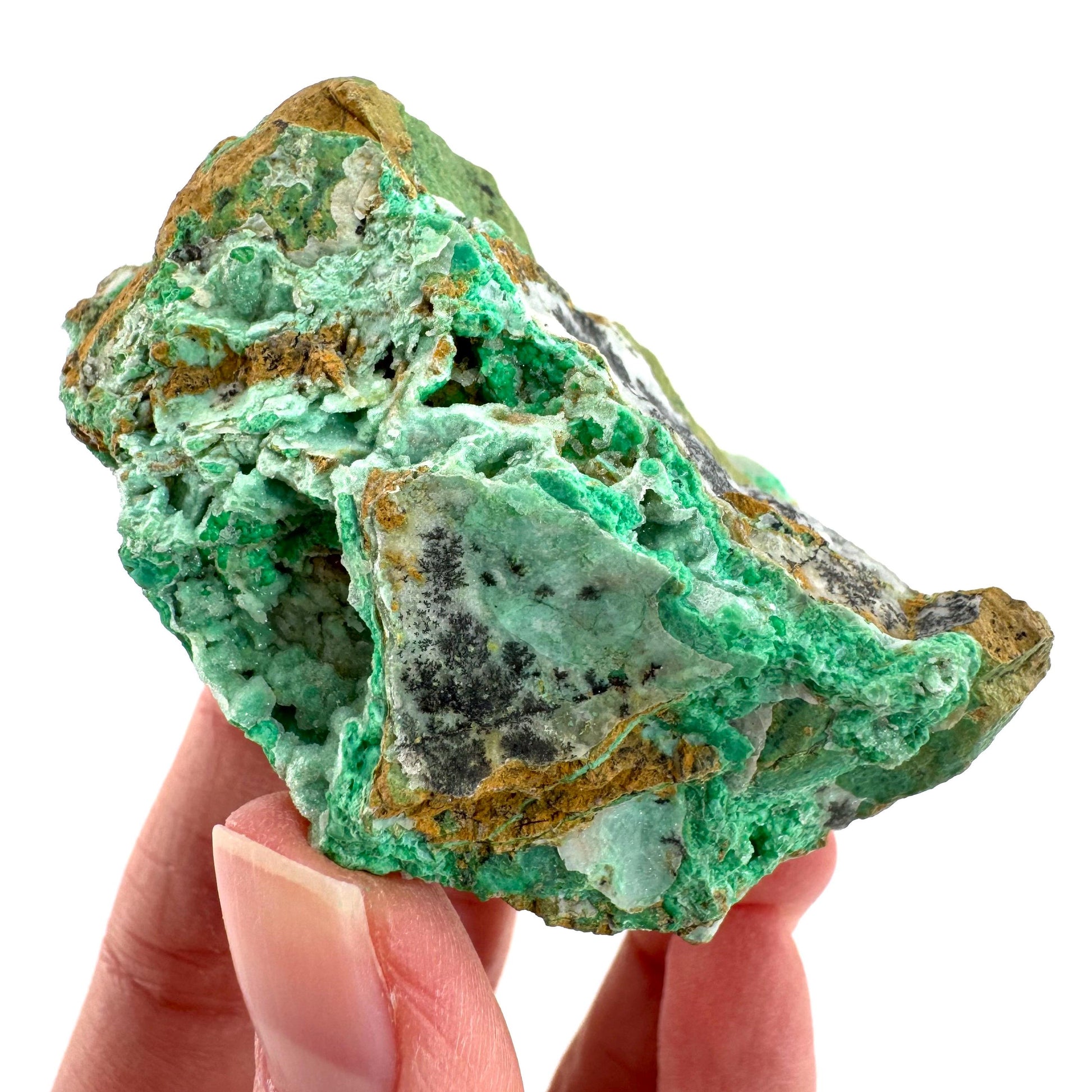 Mint Chrysoprase | Druzy Crystal, mineral specimen from Indonesia