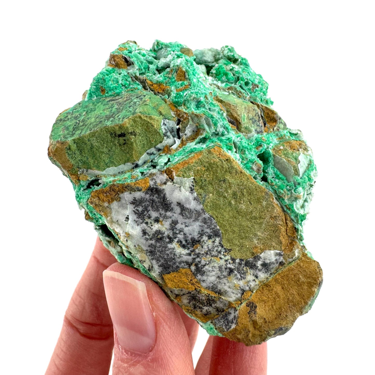 Mint Chrysoprase | Druzy Crystal, mineral specimen from Indonesia