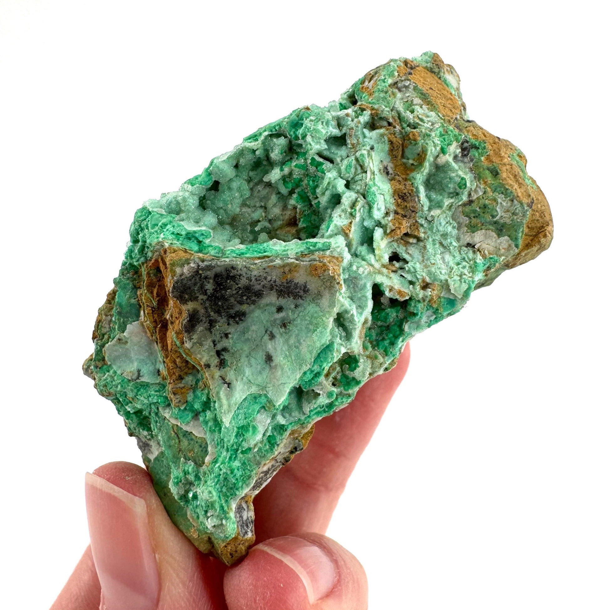 Mint Chrysoprase | Druzy Crystal, mineral specimen from Indonesia