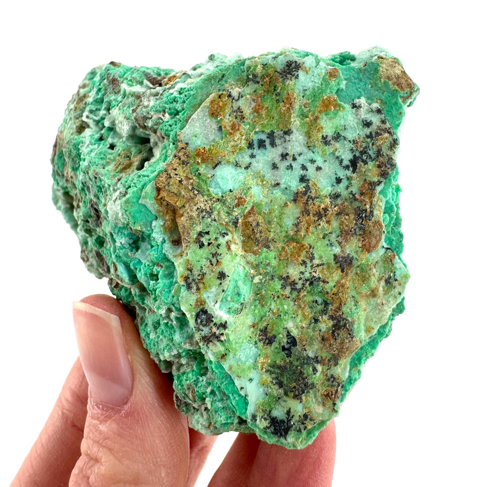 Mint Chrysoprase | Druzy Crystal, mineral specimen from Indonesia