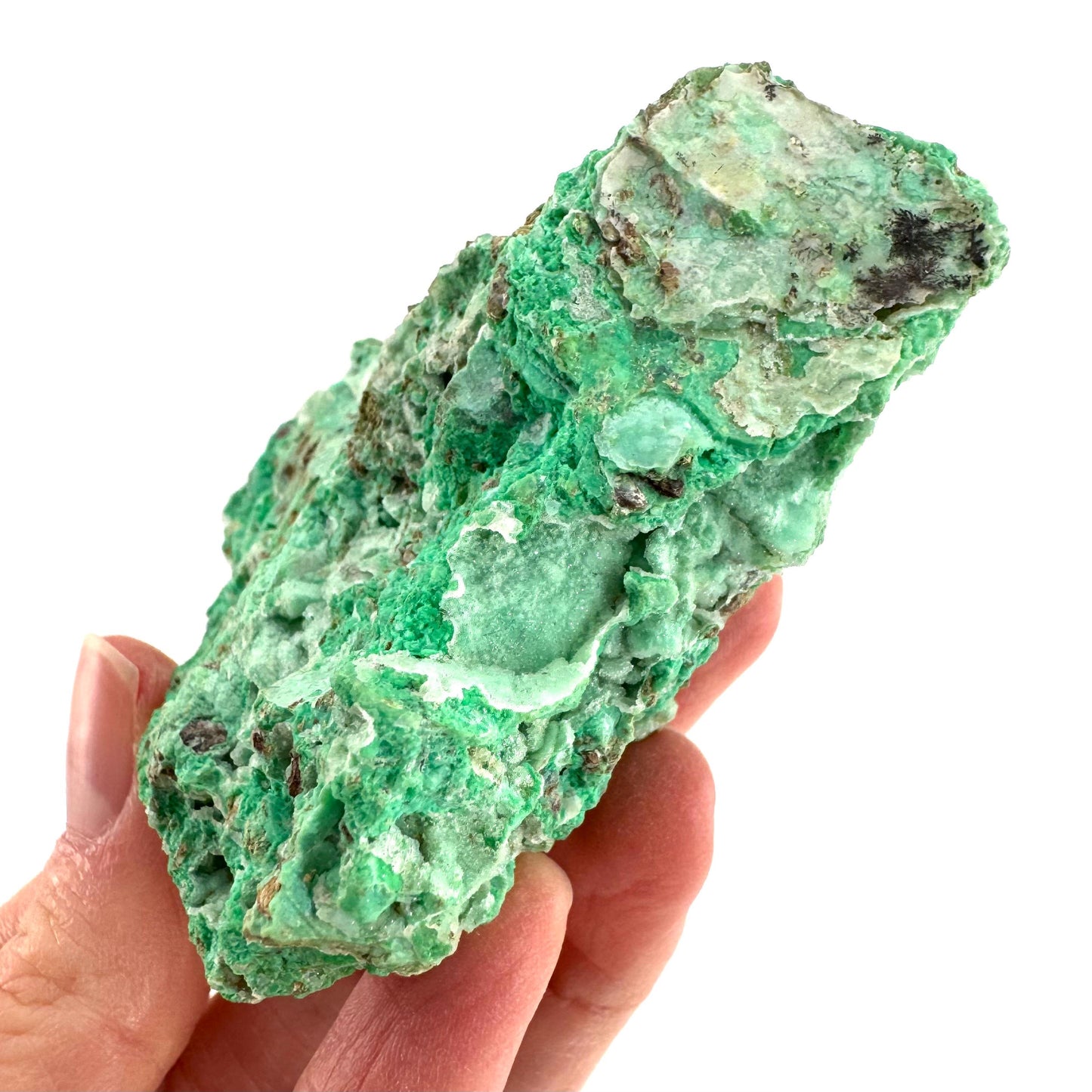Mint Chrysoprase | Druzy Crystal, mineral specimen from Indonesia