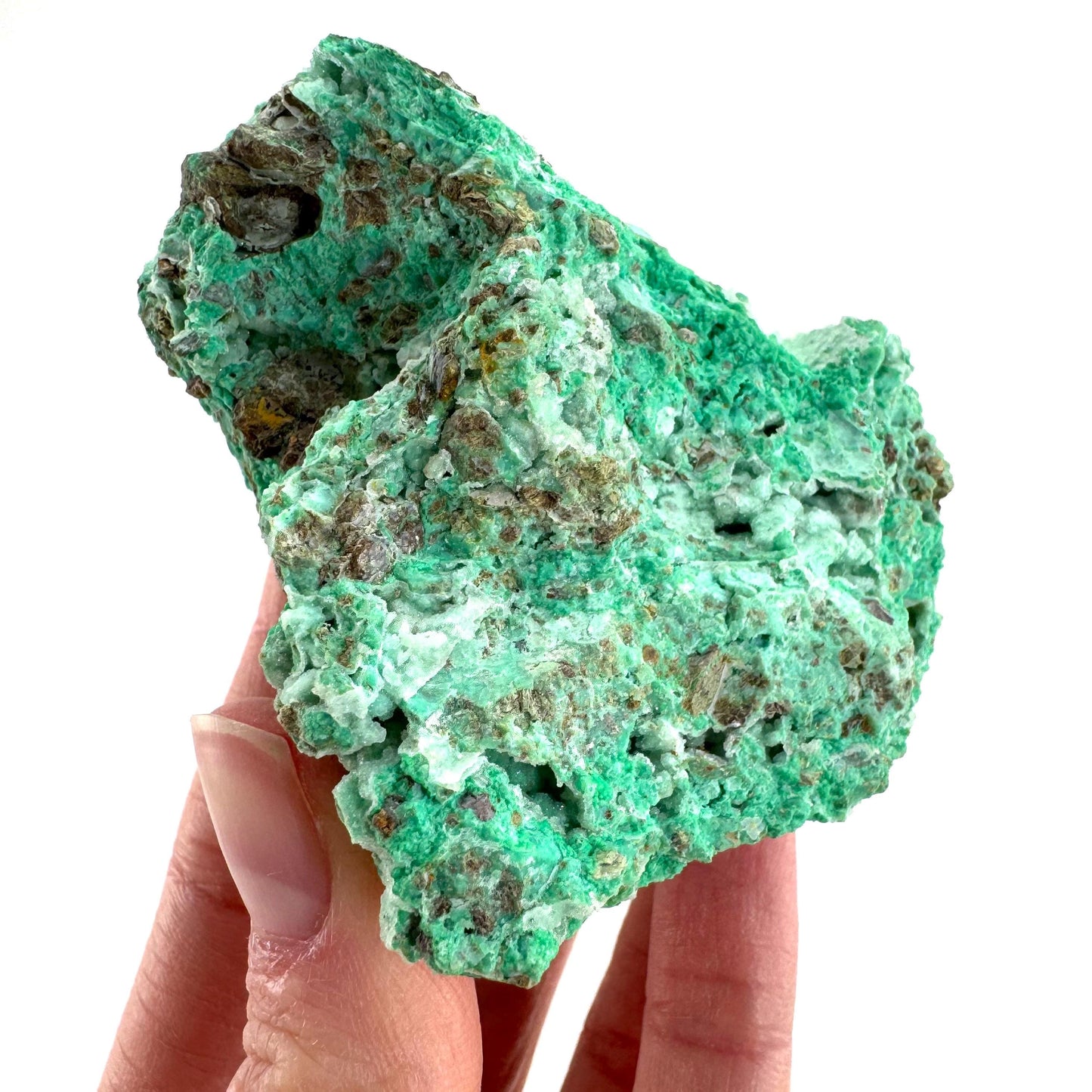 Mint Chrysoprase | Druzy Crystal, mineral specimen from Indonesia