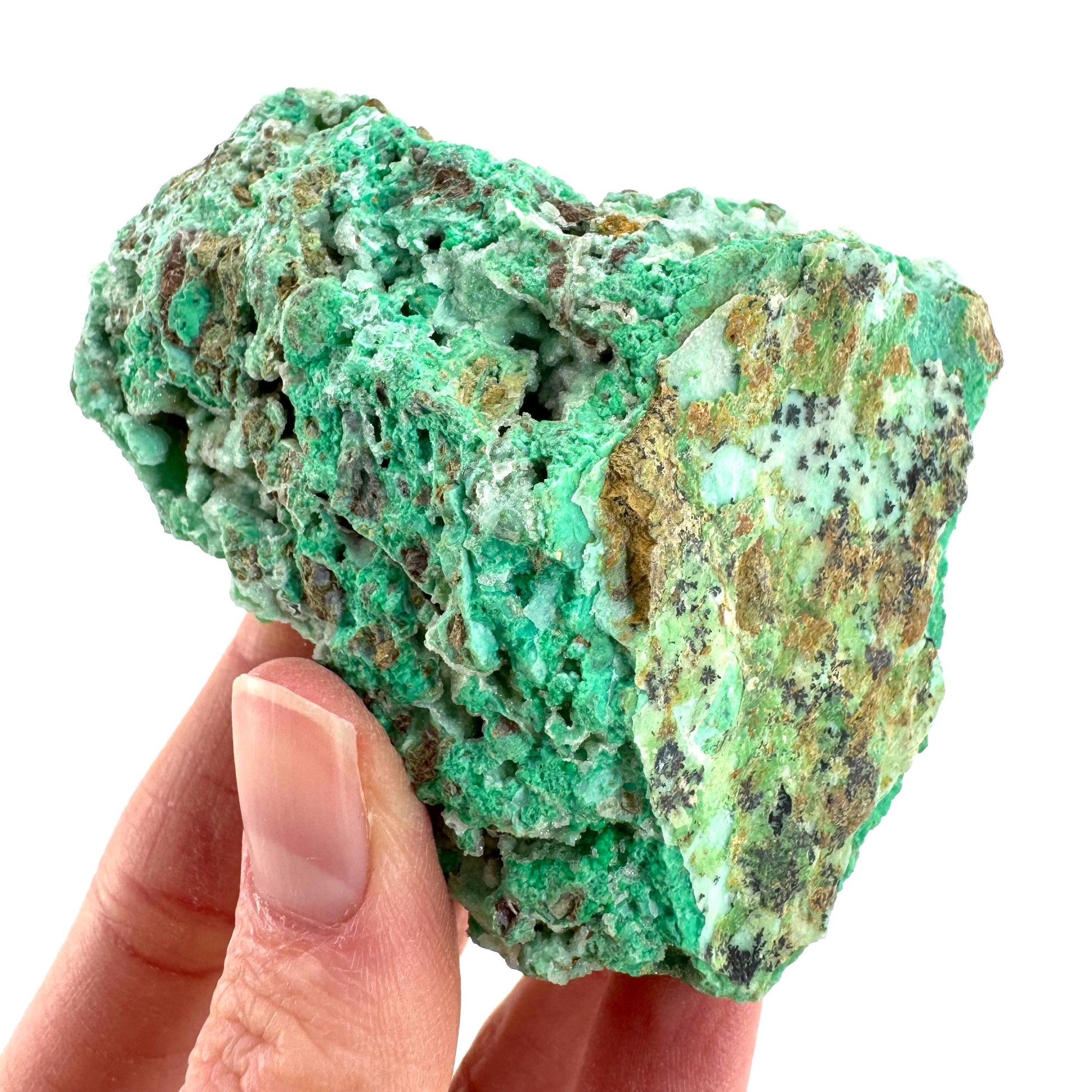 Mint Chrysoprase | Druzy Crystal, mineral specimen from Indonesia