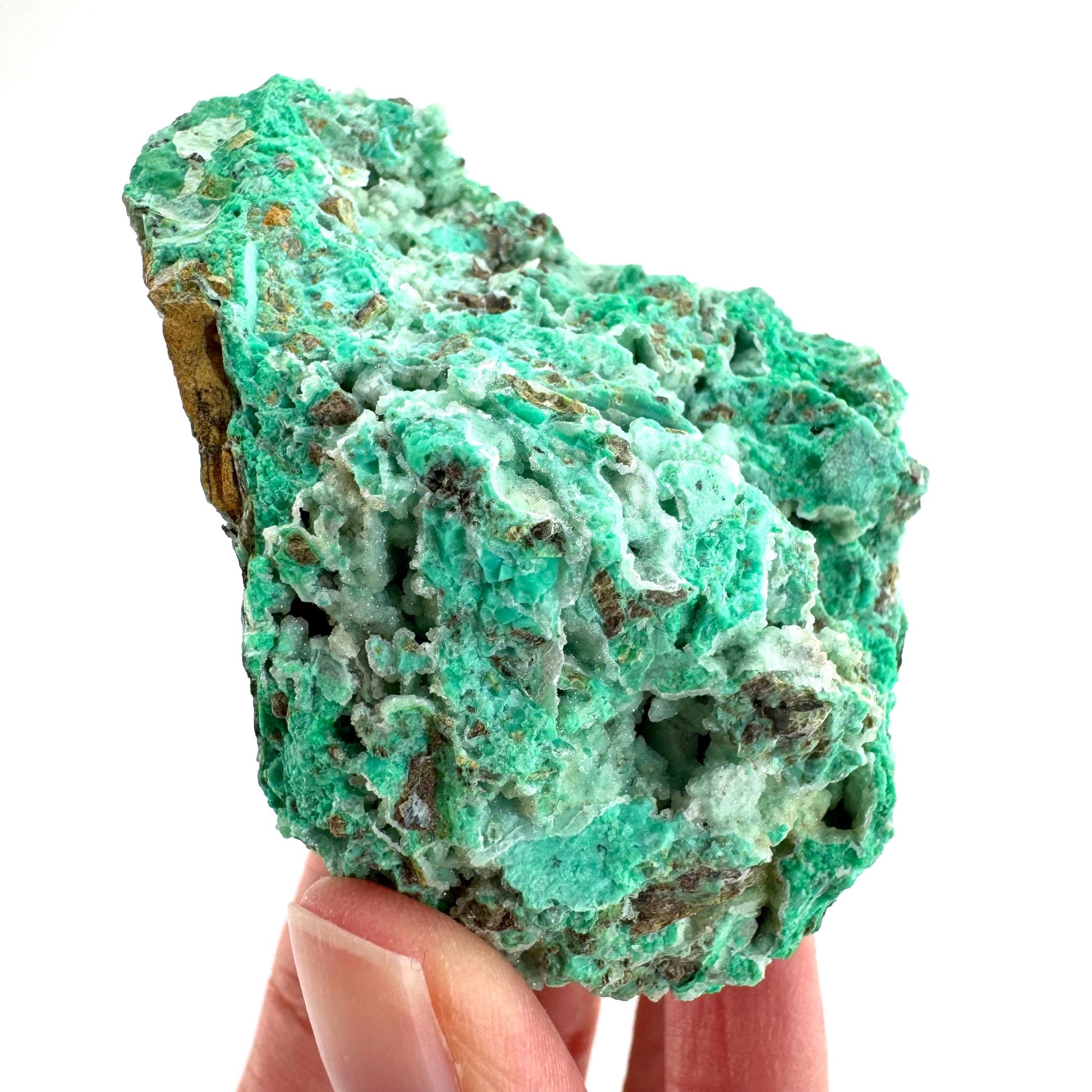 Mint Chrysoprase | Druzy Crystal, mineral specimen from Indonesia