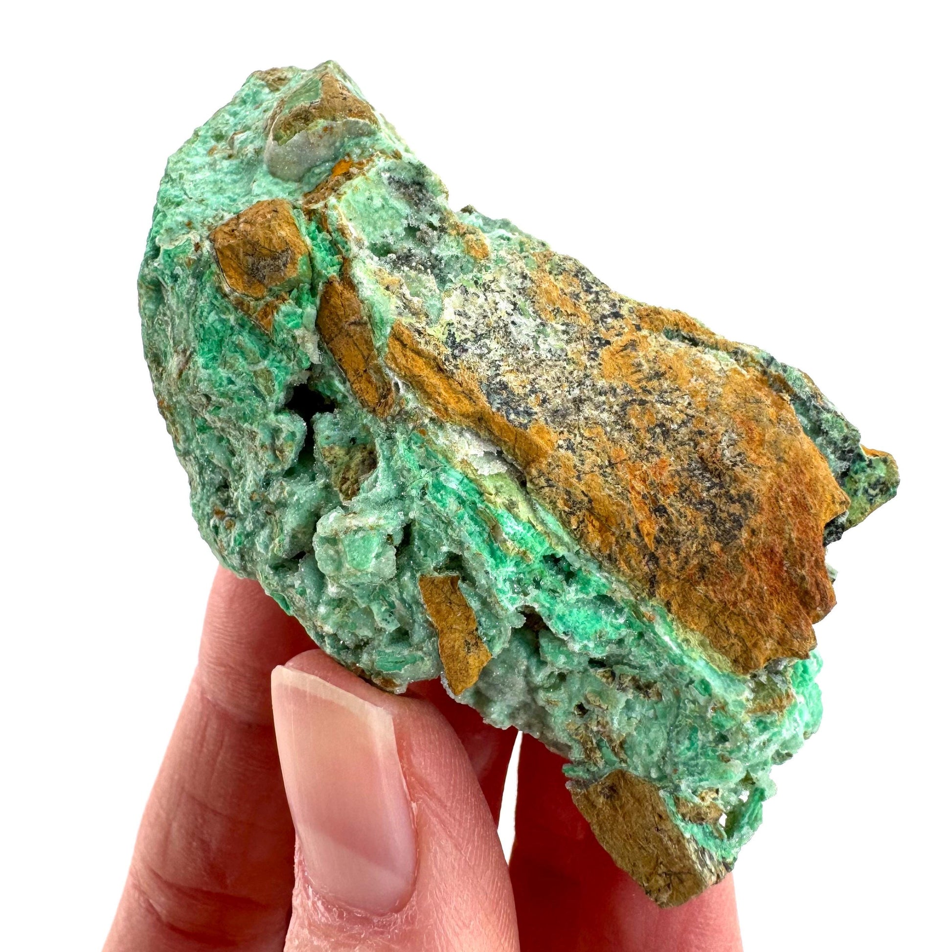 Mint Chrysoprase | Druzy Crystal, mineral specimen from Indonesia