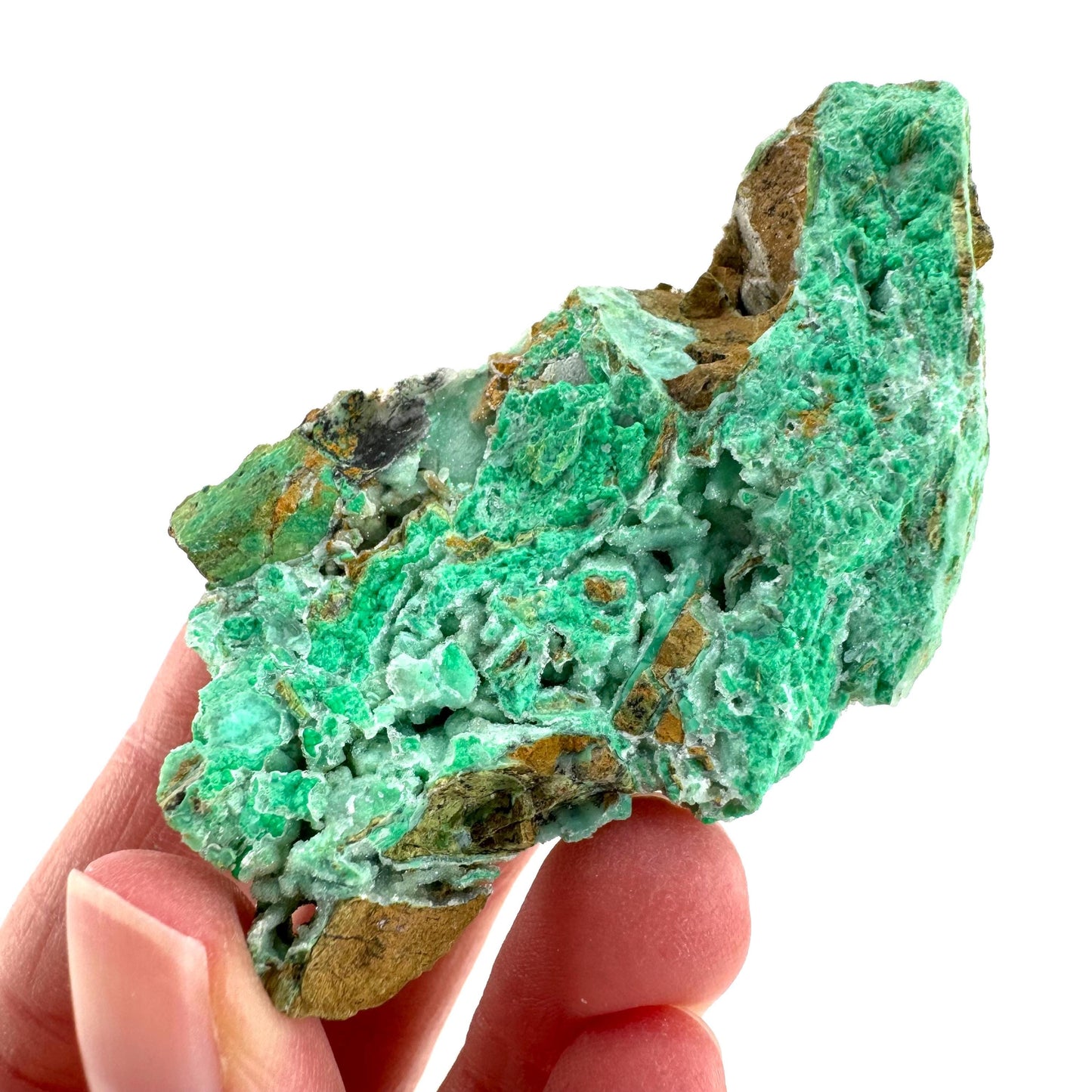 Mint Chrysoprase | Druzy Crystal, mineral specimen from Indonesia