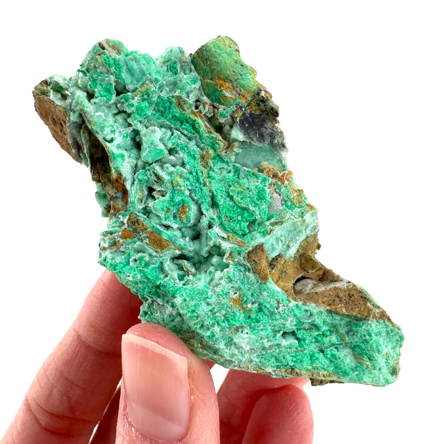 Mint Chrysoprase | Druzy Crystal, mineral specimen from Indonesia