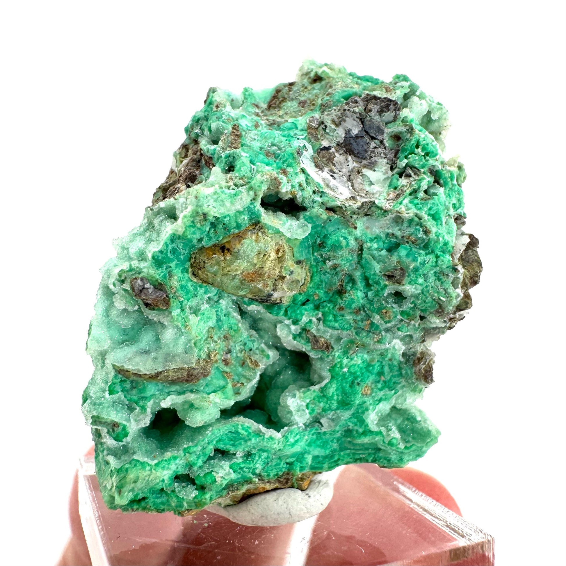 Mint Chrysoprase | Druzy Crystal, mineral specimen from Indonesia