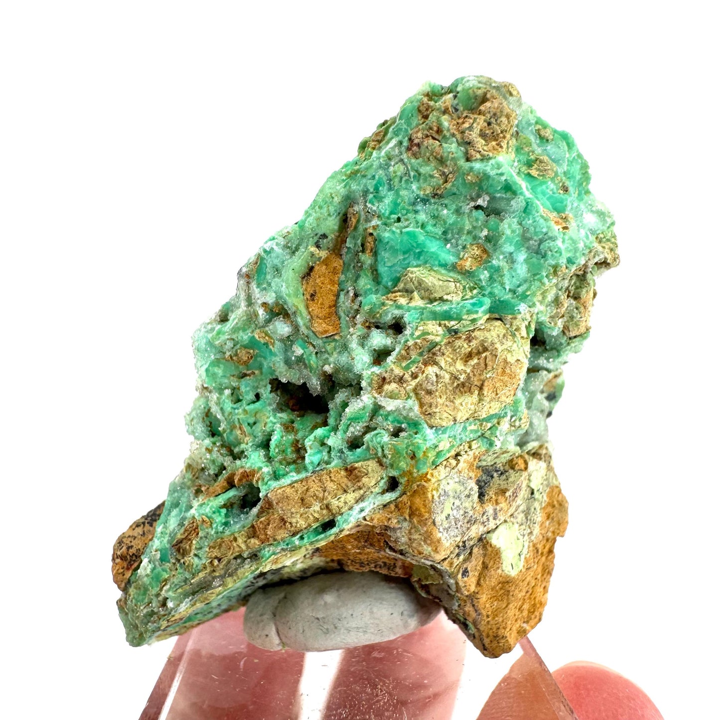 Mint Chrysoprase | Druzy Crystal, mineral specimen from Indonesia