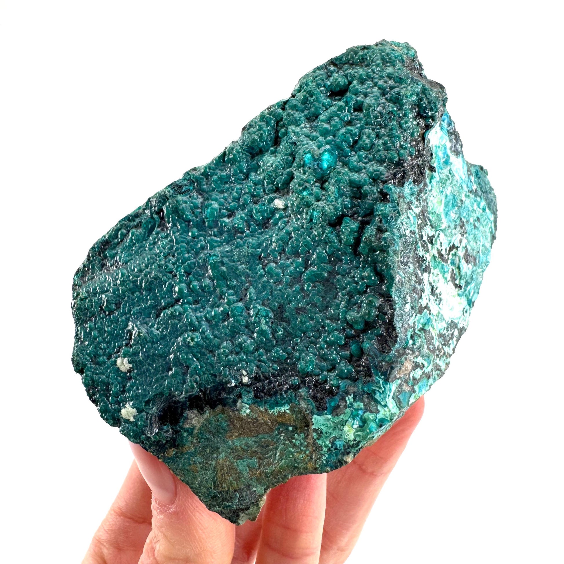 Silica Chrysocolla | natural blue crystal, mineral specimen from DR Congo