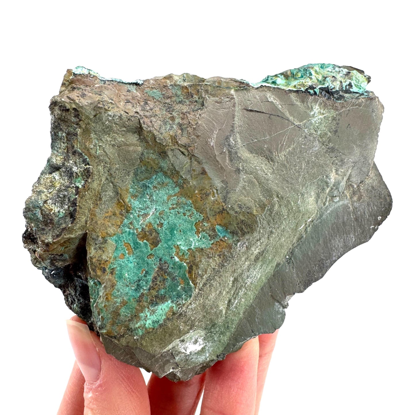 Silica Chrysocolla | natural blue crystal, mineral specimen from DR Congo