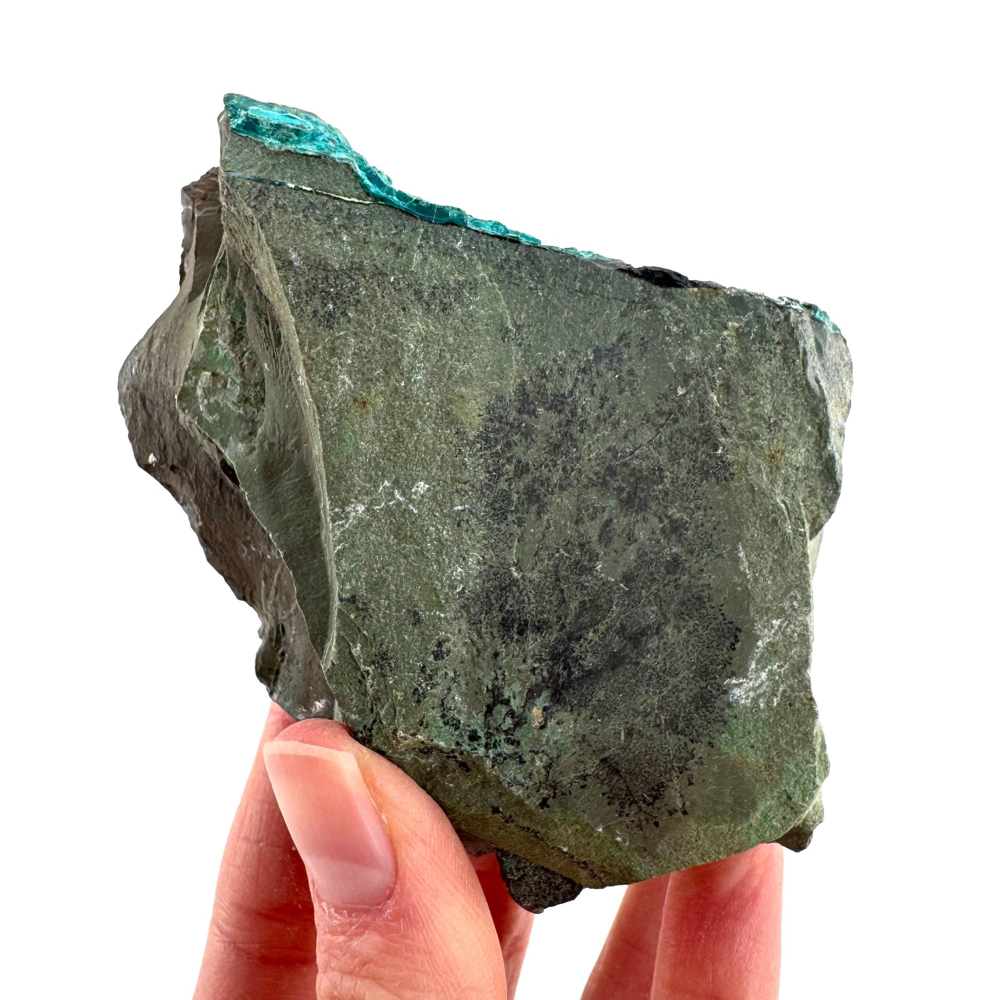 Silica Chrysocolla | natural blue crystal, mineral specimen from DR Congo