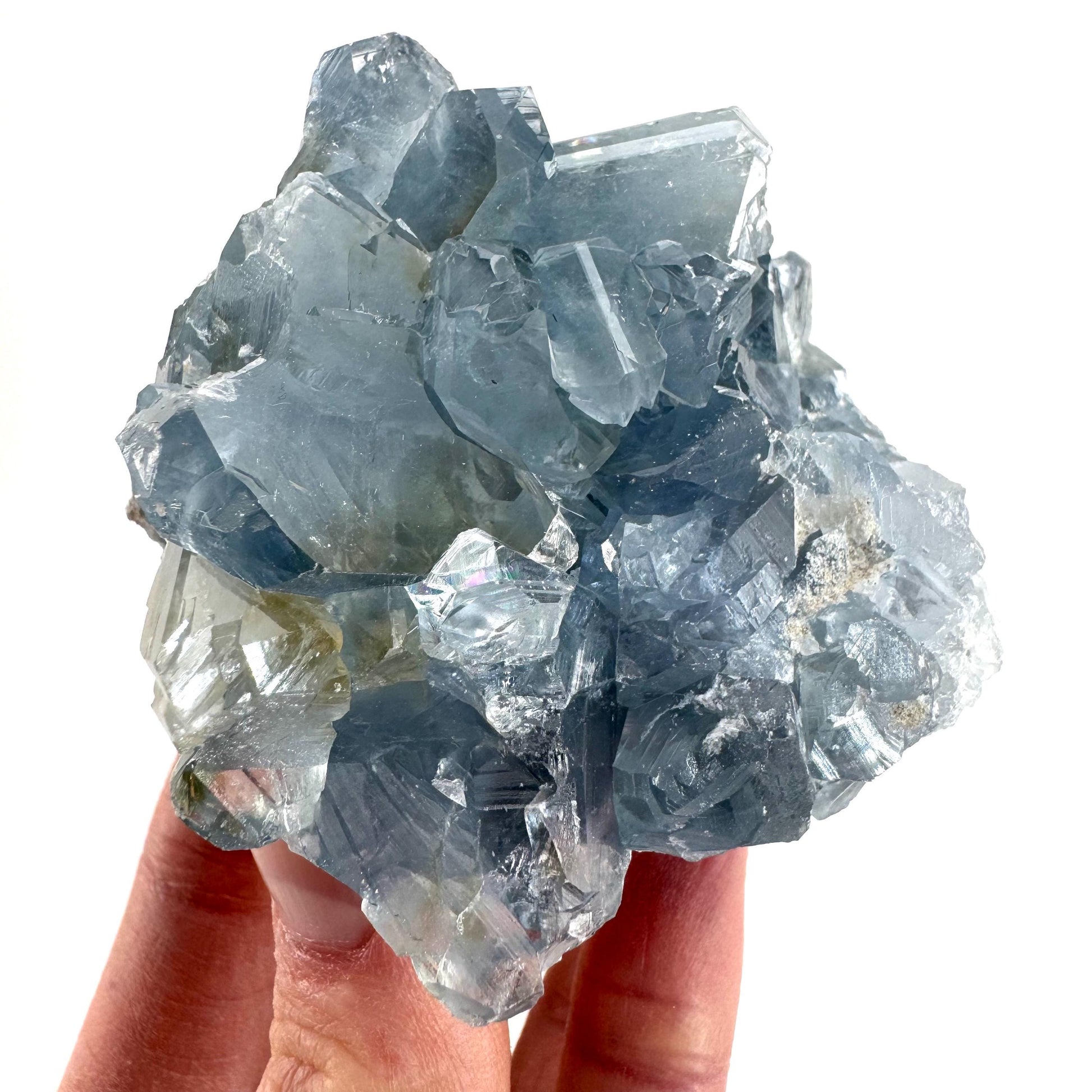 Celestite | natural blue crystal, mineral specimen from Madagascar