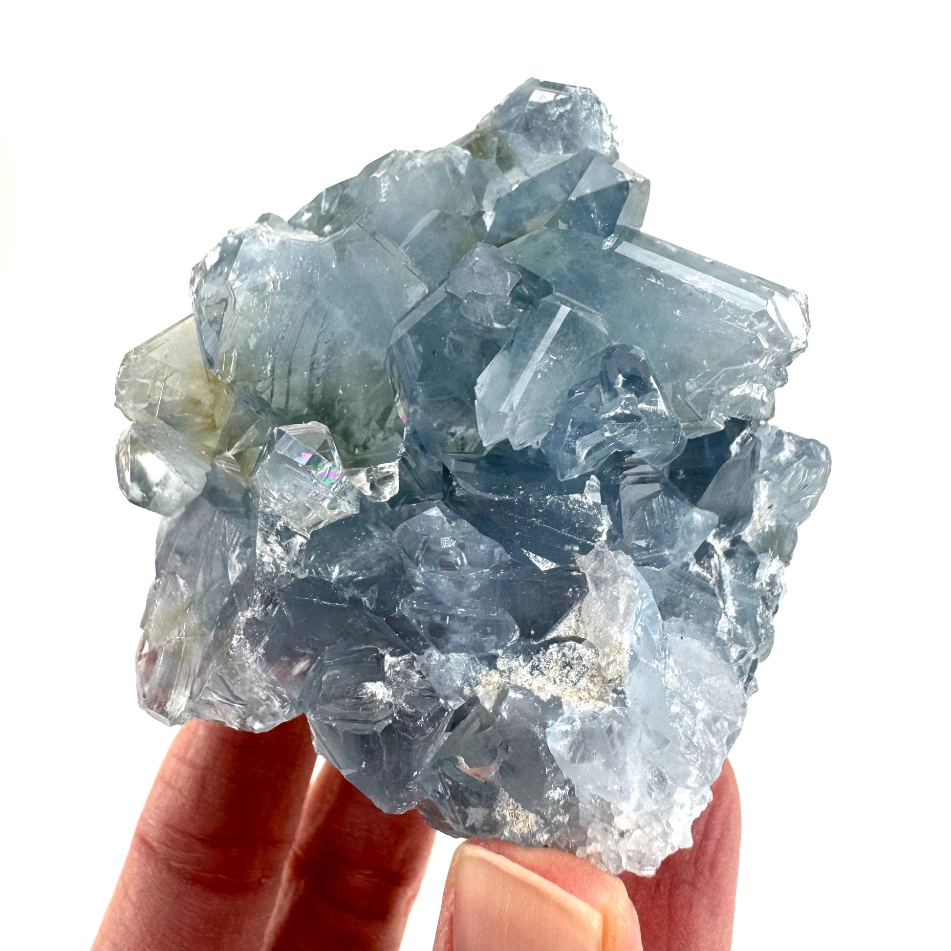 Celestite | natural blue crystal, mineral specimen from Madagascar
