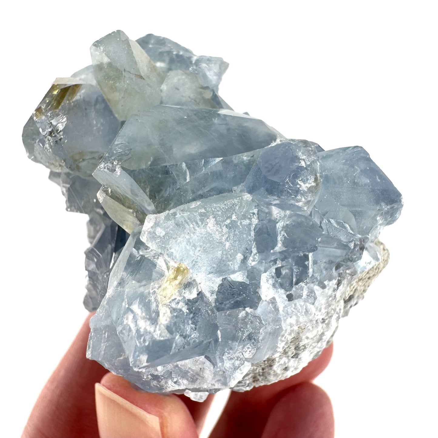 Celestite | natural blue crystal, mineral specimen from Madagascar