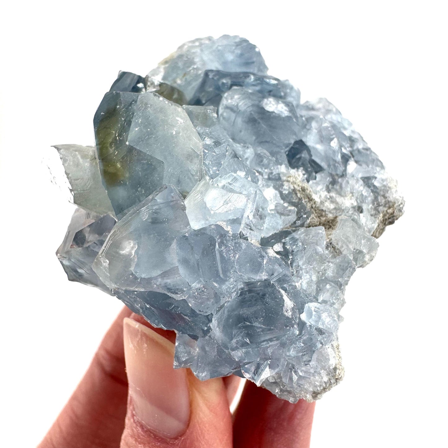Celestite | natural blue crystal, mineral specimen from Madagascar