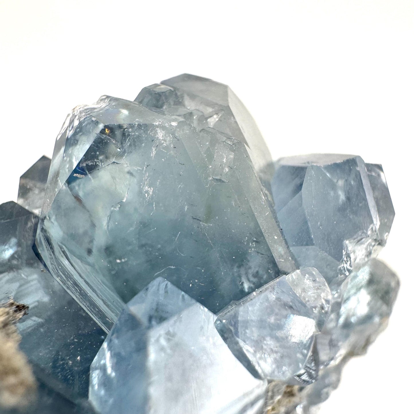 Celestite | natural blue crystal, mineral specimen from Madagascar