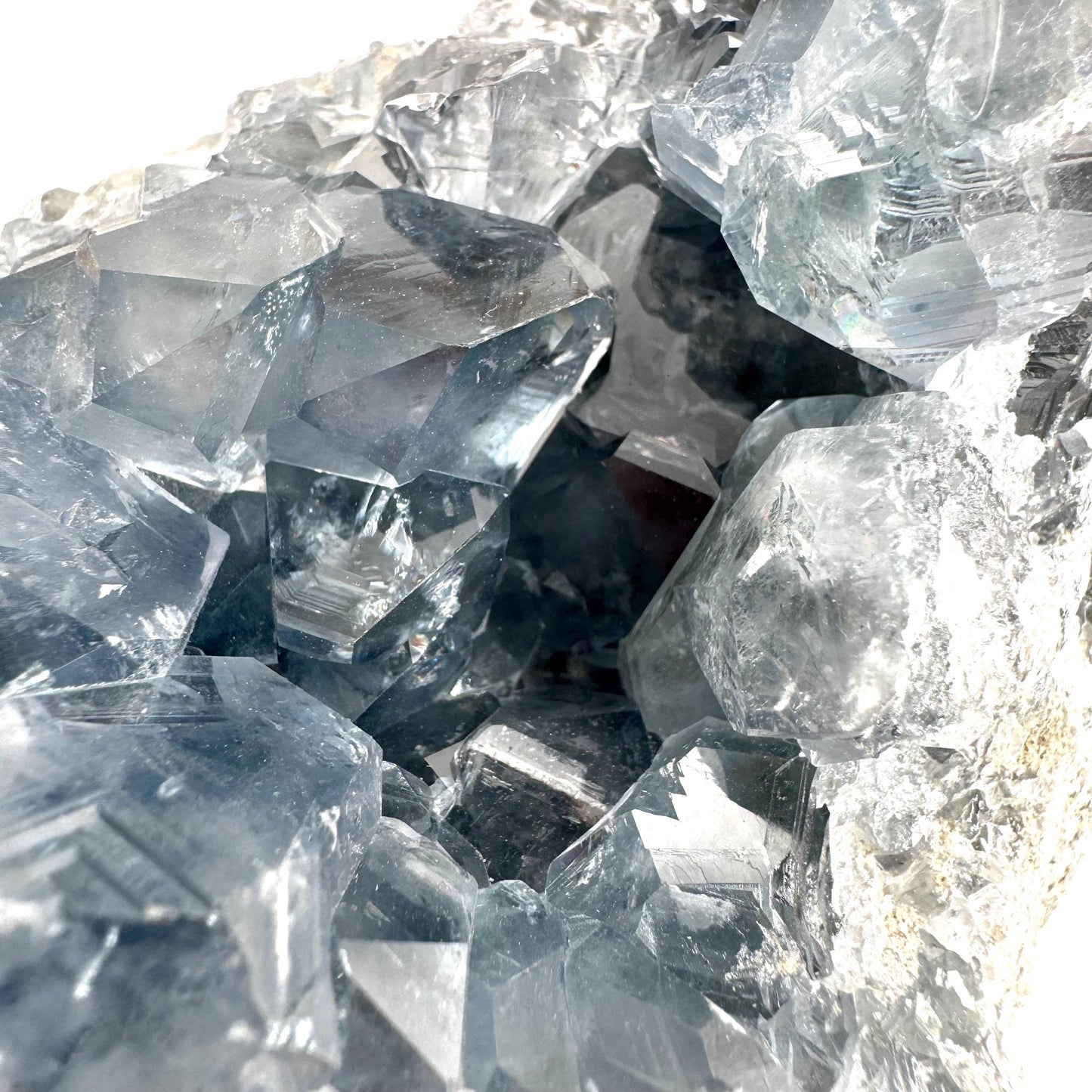 Celestite | natural blue crystal, mineral specimen from Madagascar