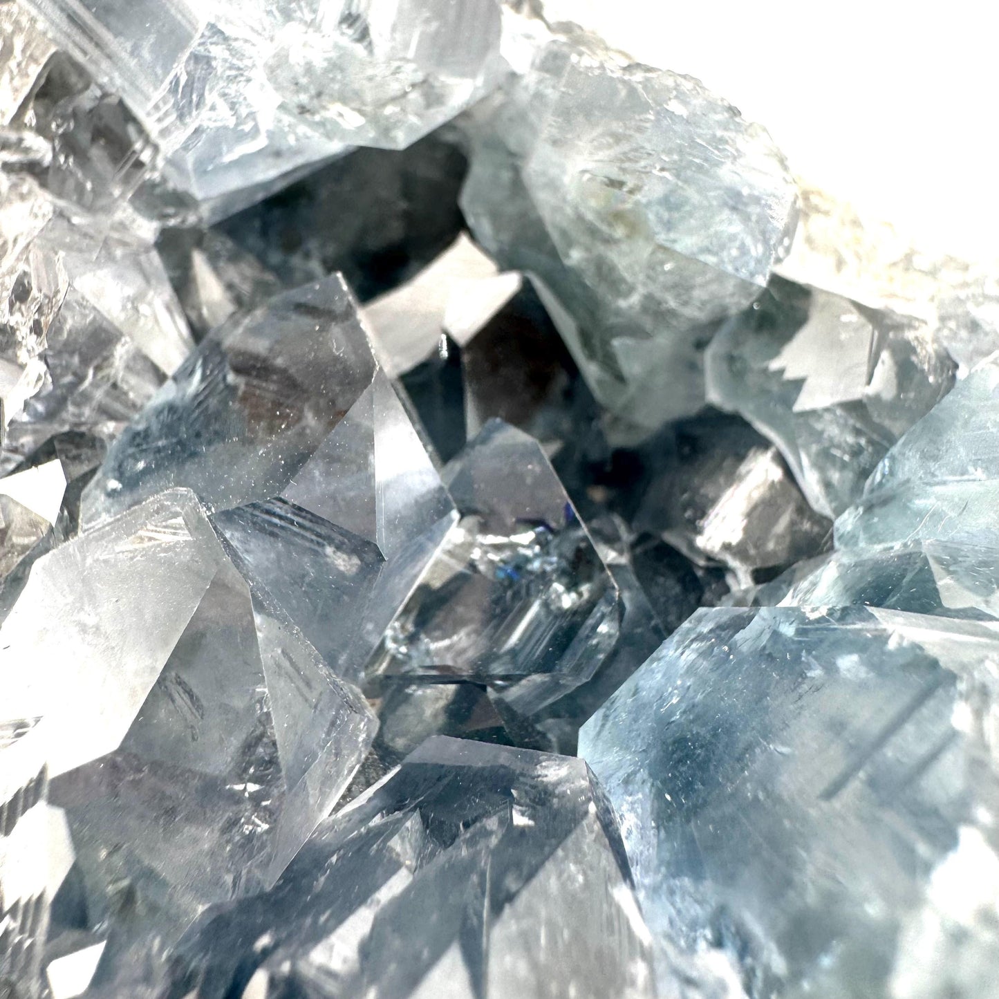 Celestite | natural blue crystal, mineral specimen from Madagascar