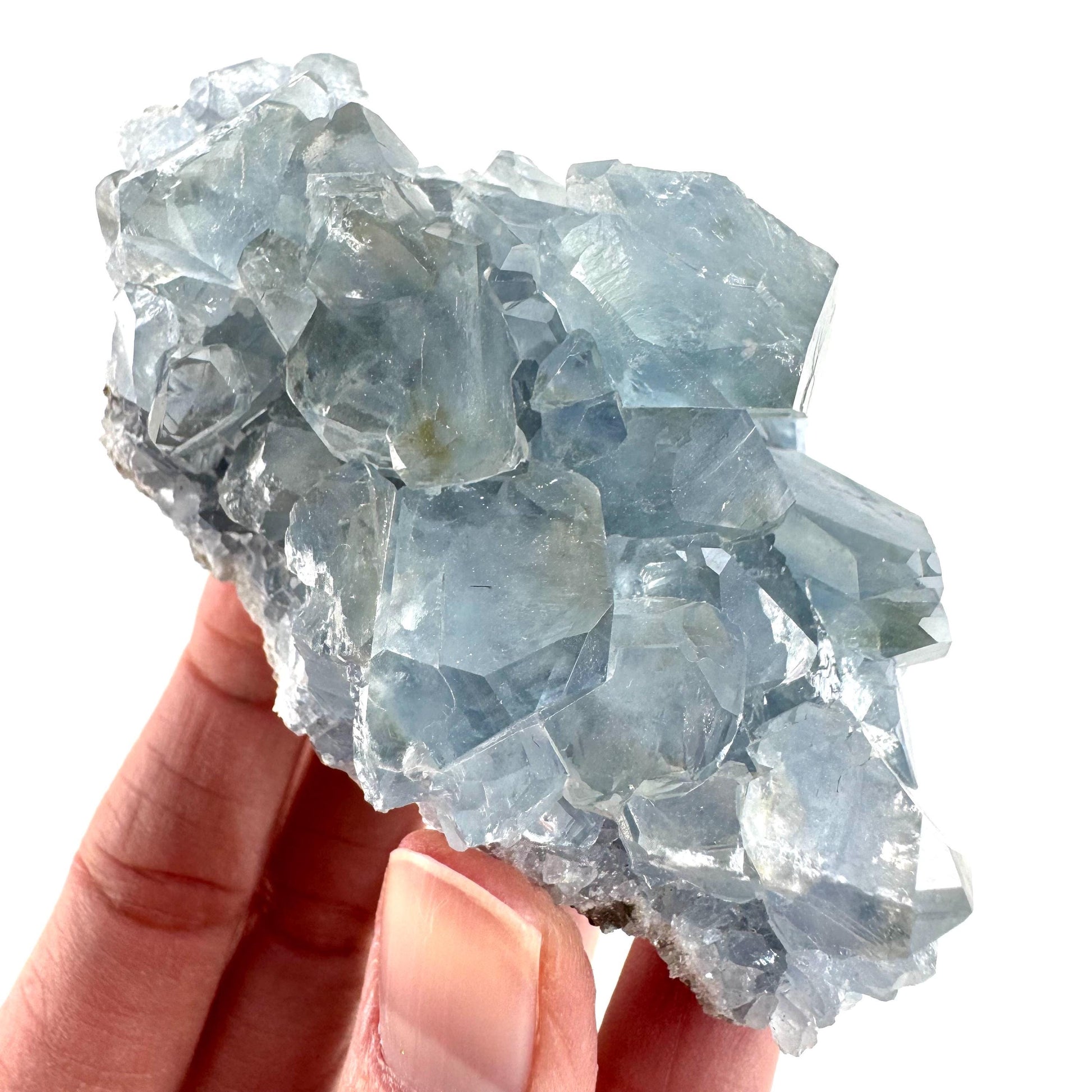 Celestite | natural blue crystal, mineral specimen from Madagascar