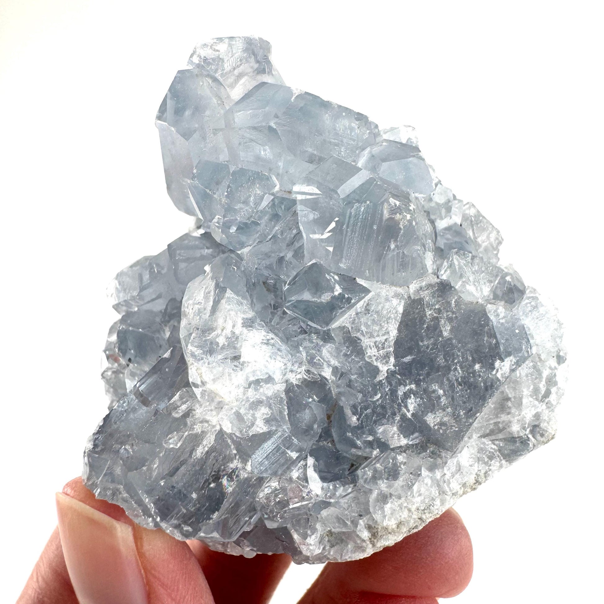 Celestite | natural blue crystal, mineral specimen from Madagascar