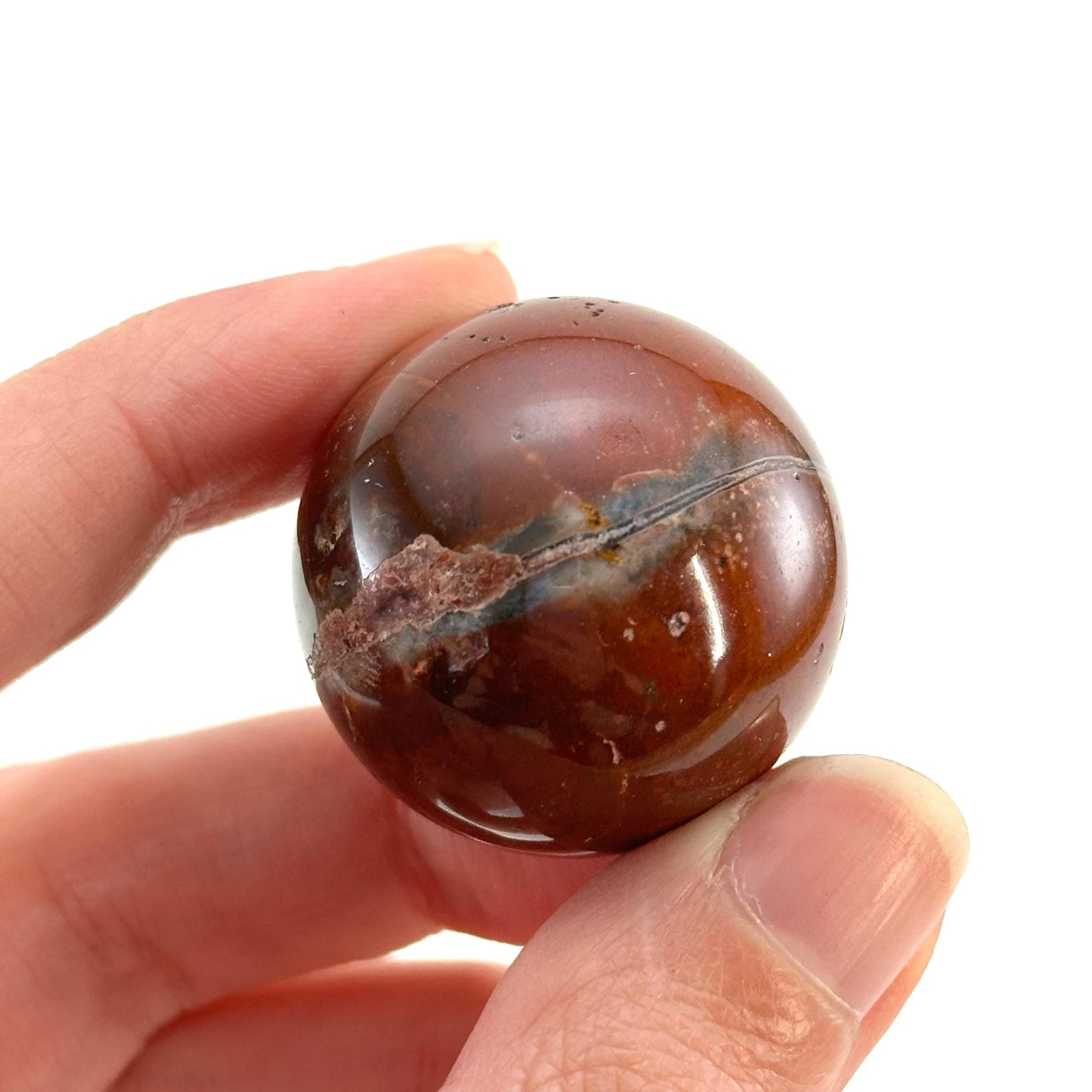Red Jasper Sphere | Polished Crystal Ball