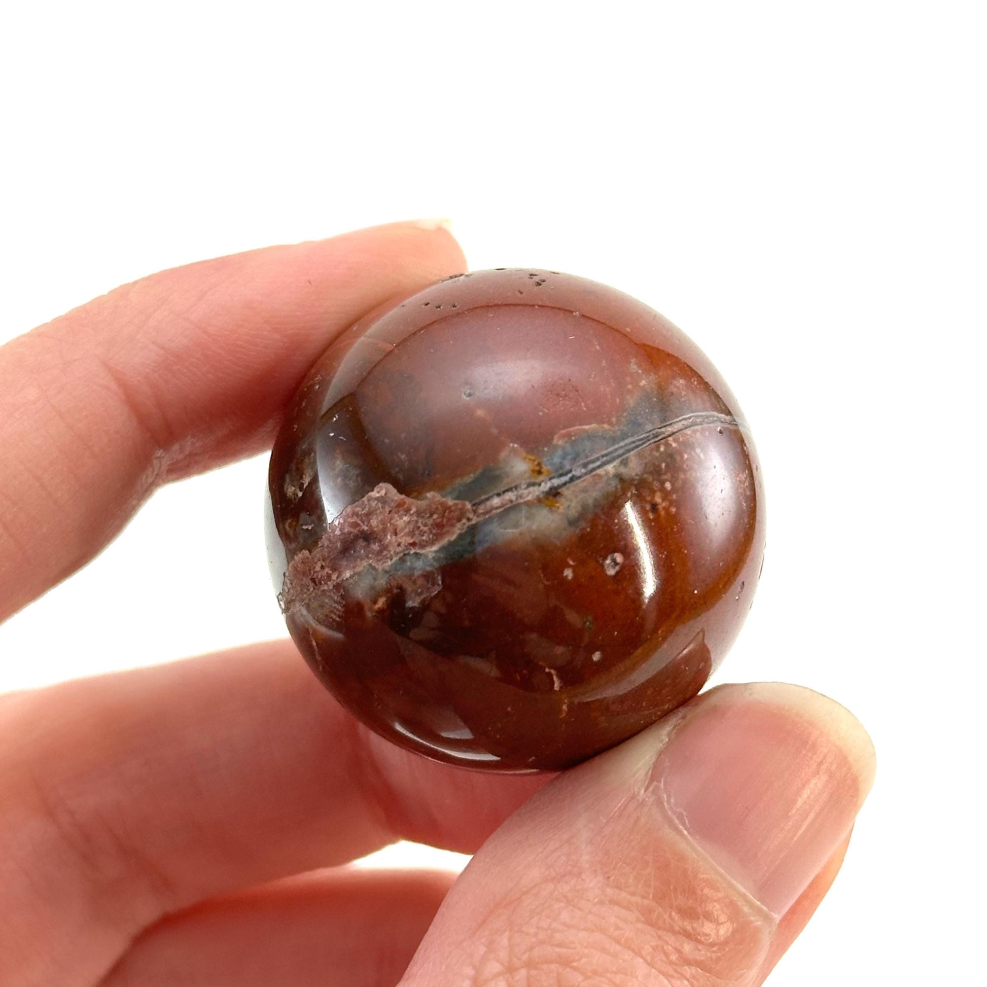 Red Jasper Sphere | Polished Crystal Ball