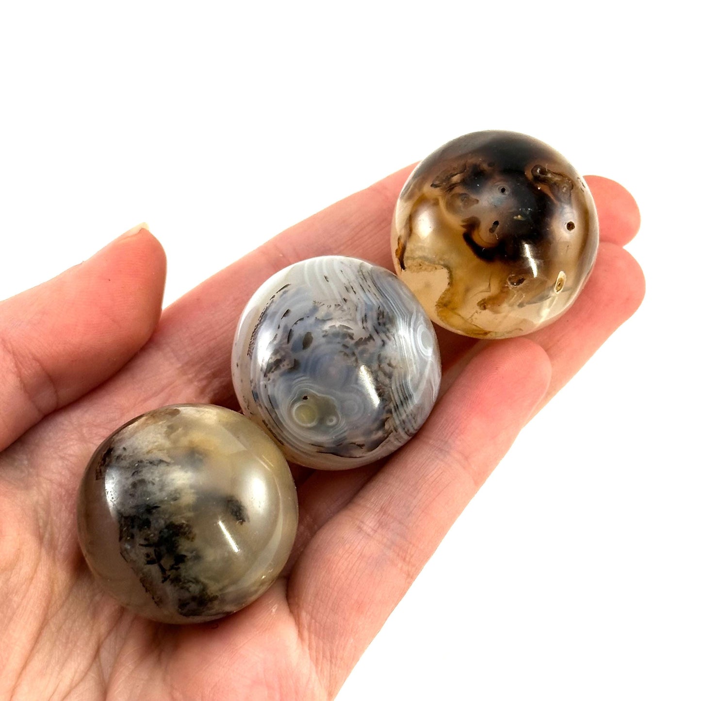 Dendritic Agate Sphere | Polished Crystal Ball