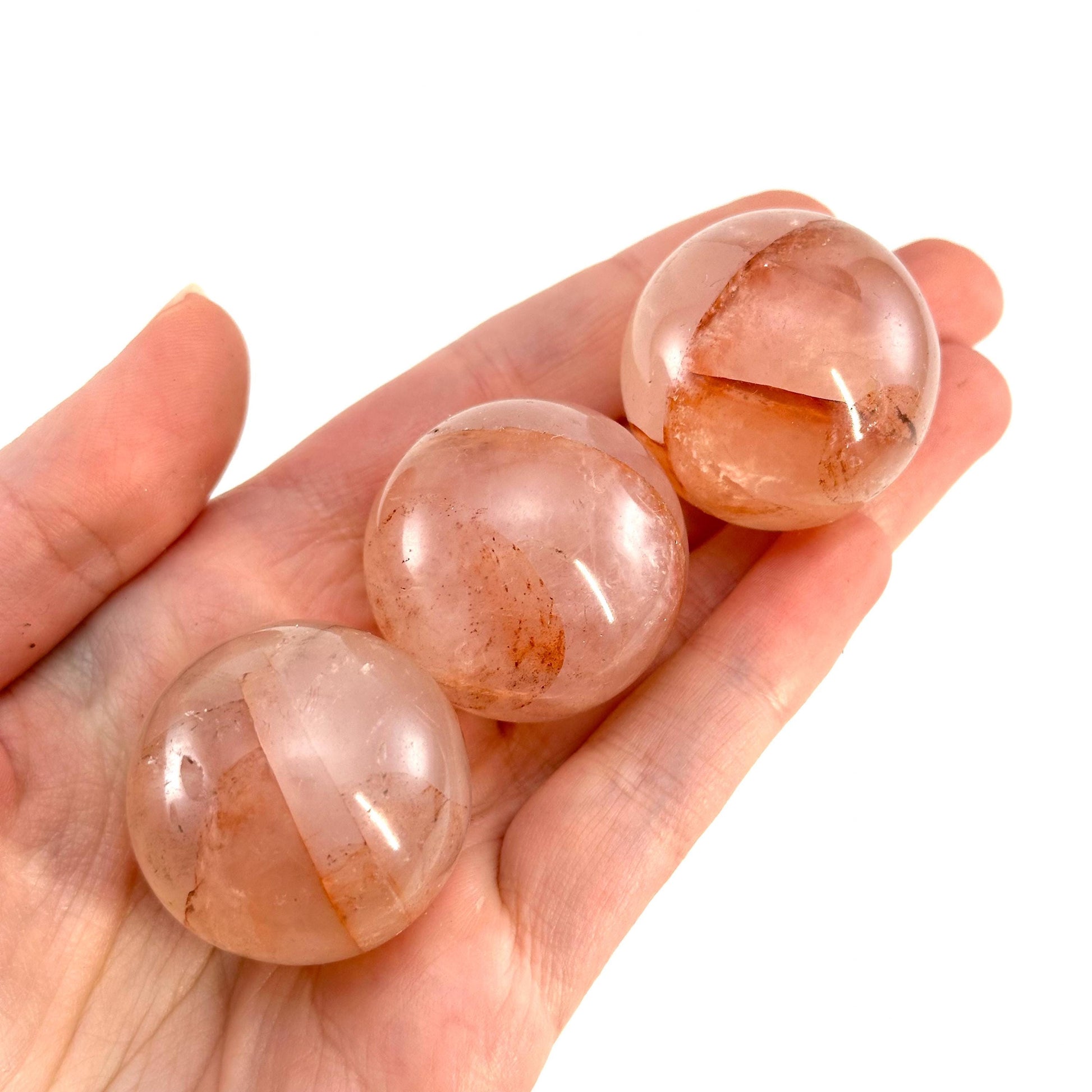 Fire quartz sphere, red fire quartz sphere, crystal ball, crystal sphere, fire quartz sphere
