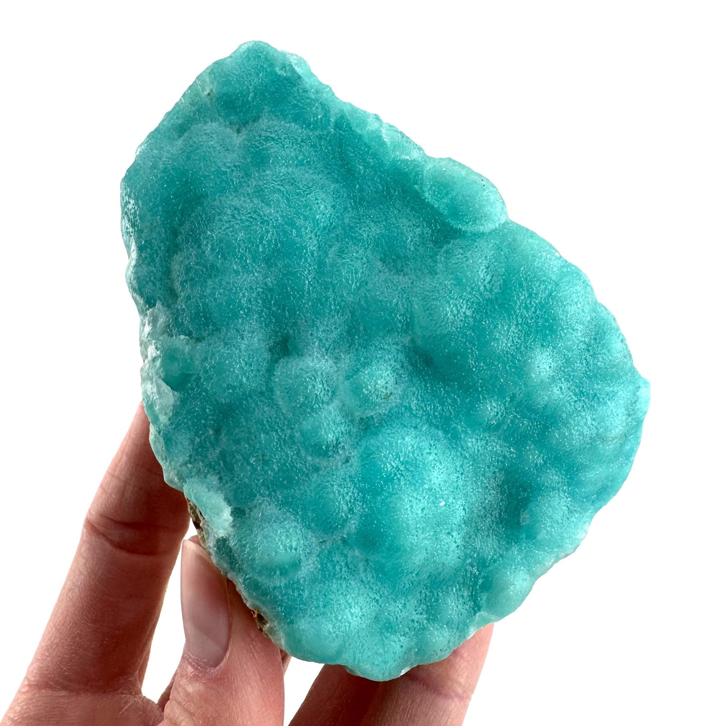 Blue Aragonite | natural crystal cluster, mineral specimen