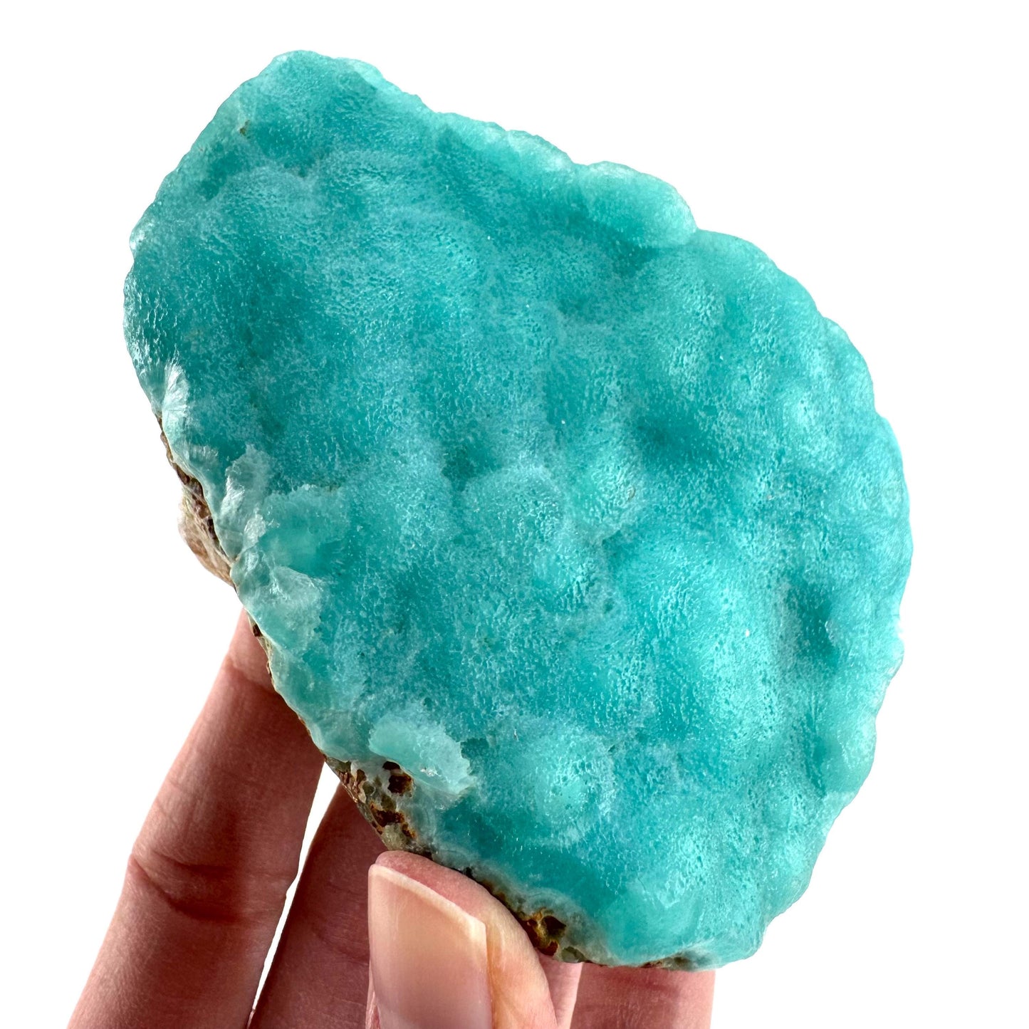 Blue Aragonite | natural crystal cluster, mineral specimen