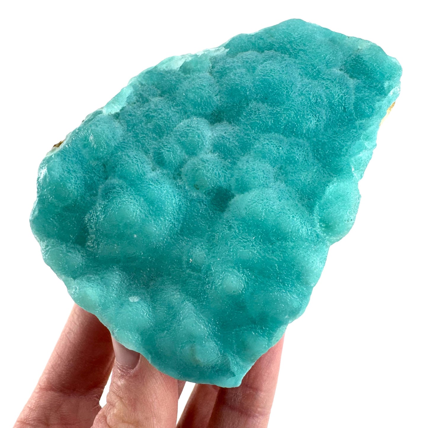Blue Aragonite | natural crystal cluster, mineral specimen
