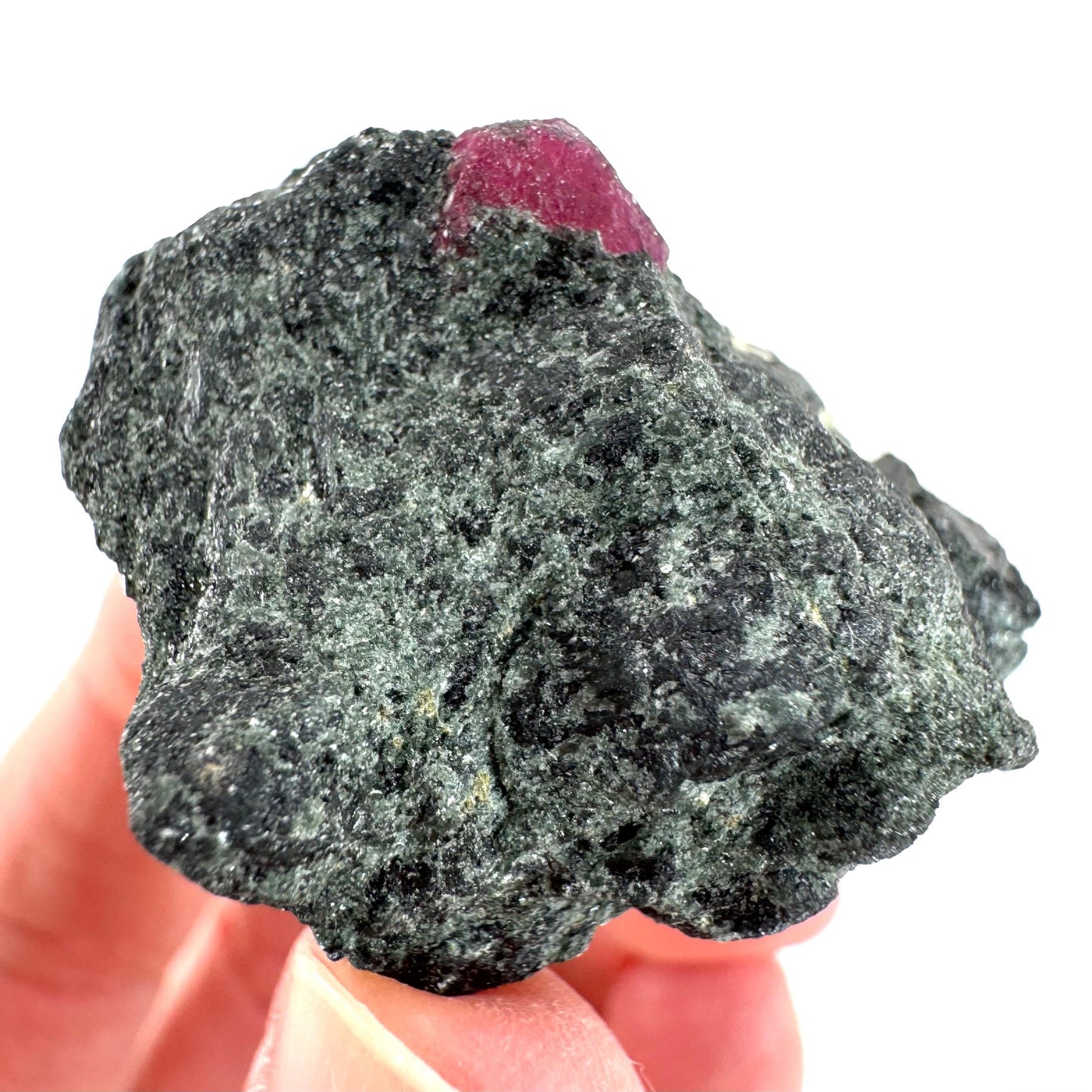 Ruby & Blue Kyanite on Matrix | natural crystal, mineral specimen from Tanzania