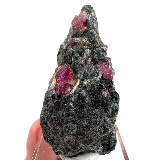 Ruby & Blue Kyanite on Matrix | natural crystal, mineral specimen from Tanzania