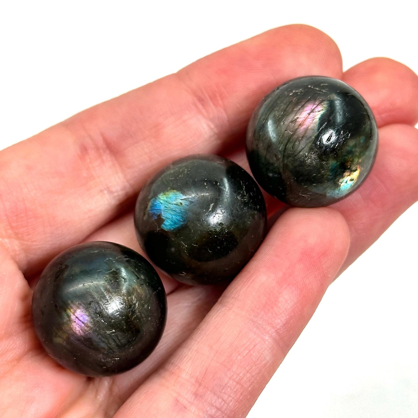 Mini labradorite sphere, labradorite ball, crystal sphere, polished labradorite, flashy labradorite