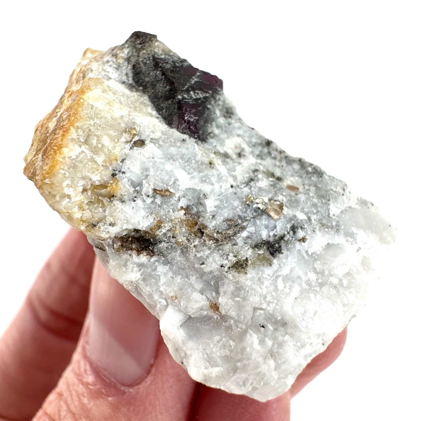 Ruby on Matrix | Natural crystal cluster, UV reactive, raw mineral specimen from Pakistan