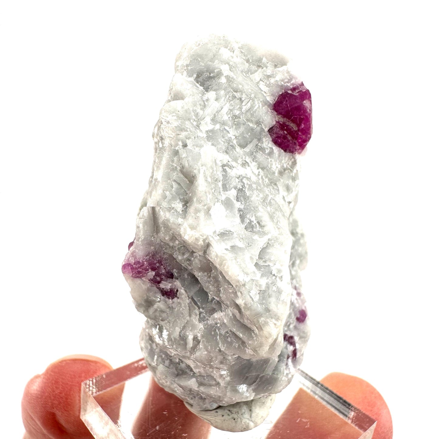 Ruby on Matrix | Natural crystal cluster, UV reactive, raw mineral specimen from Pakistan