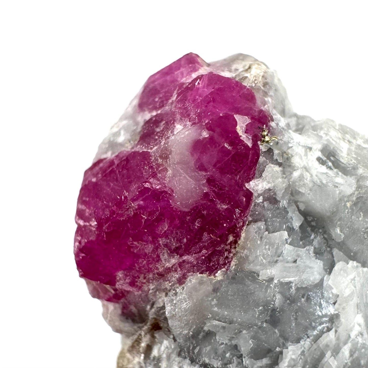 Ruby on Matrix | Natural crystal cluster, UV reactive, raw mineral specimen from Pakistan