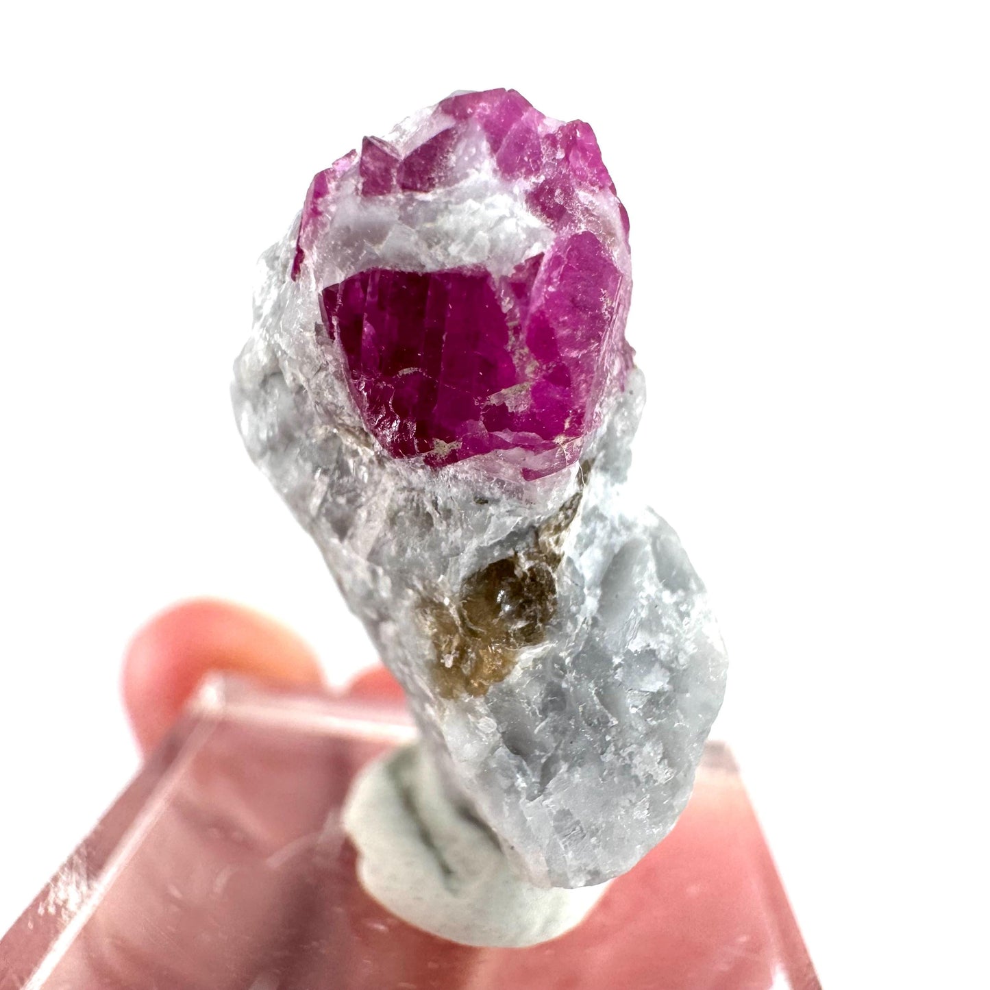 Ruby on Matrix | Natural crystal cluster, UV reactive, raw mineral specimen from Pakistan