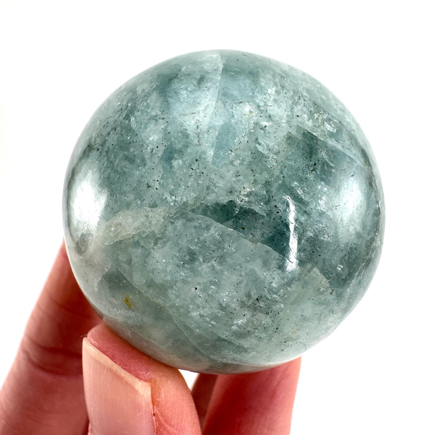 Aquamarine Sphere | Polished Crystal Ball