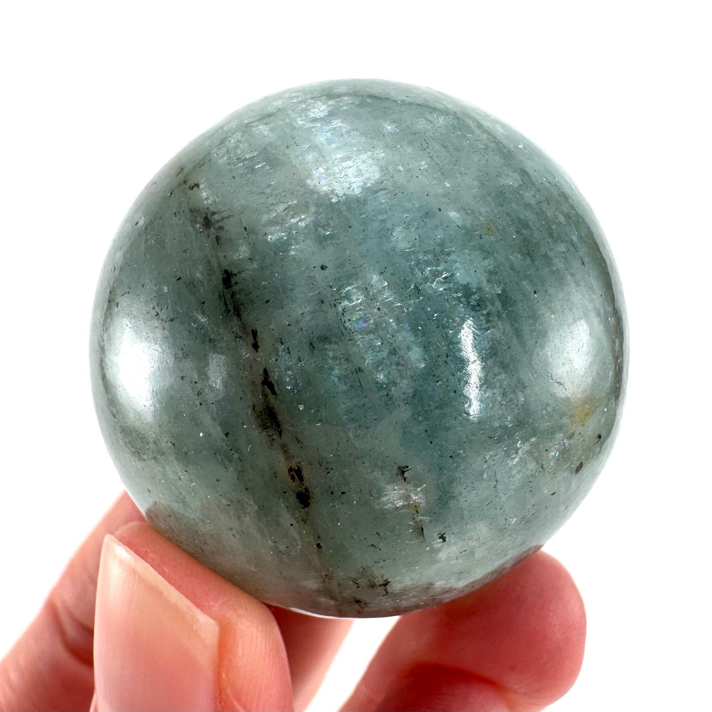 Aquamarine Sphere | Polished Crystal Ball
