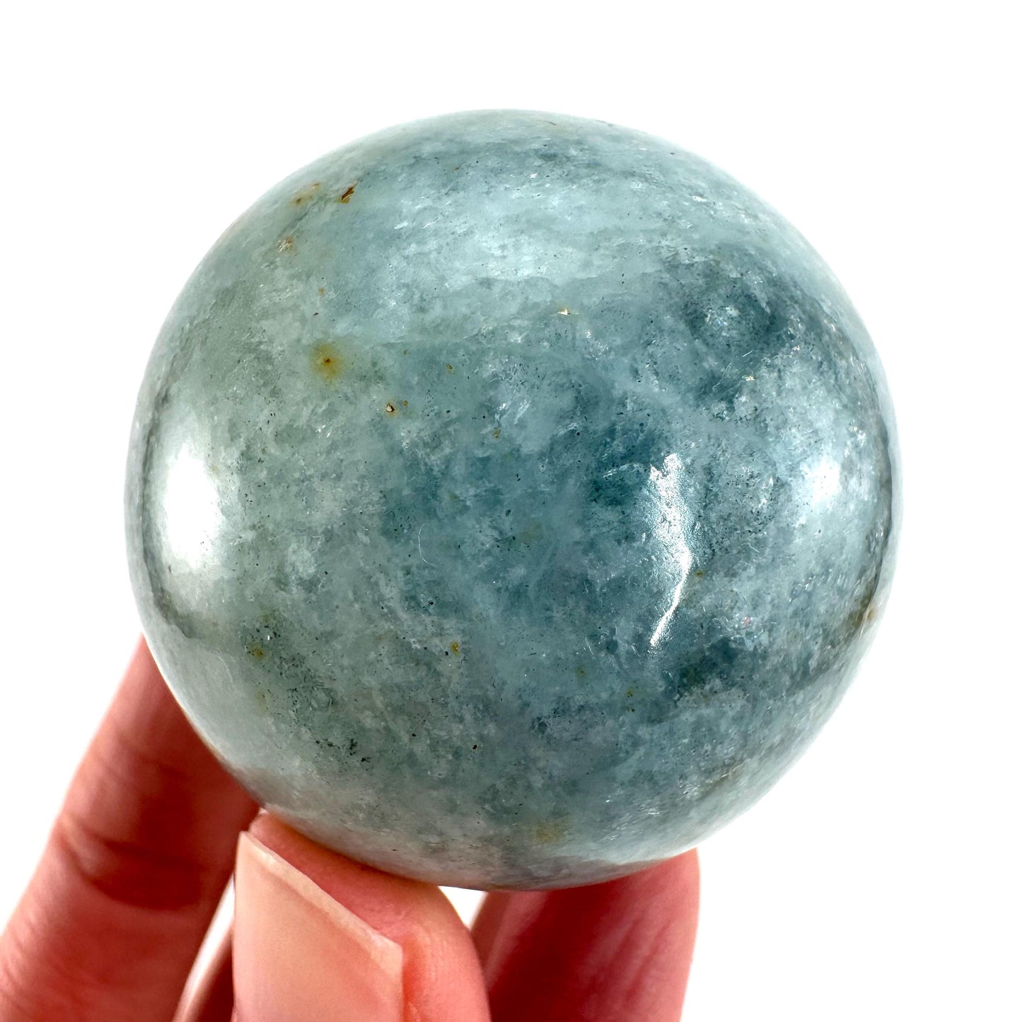 Aquamarine Sphere | Polished Crystal Ball