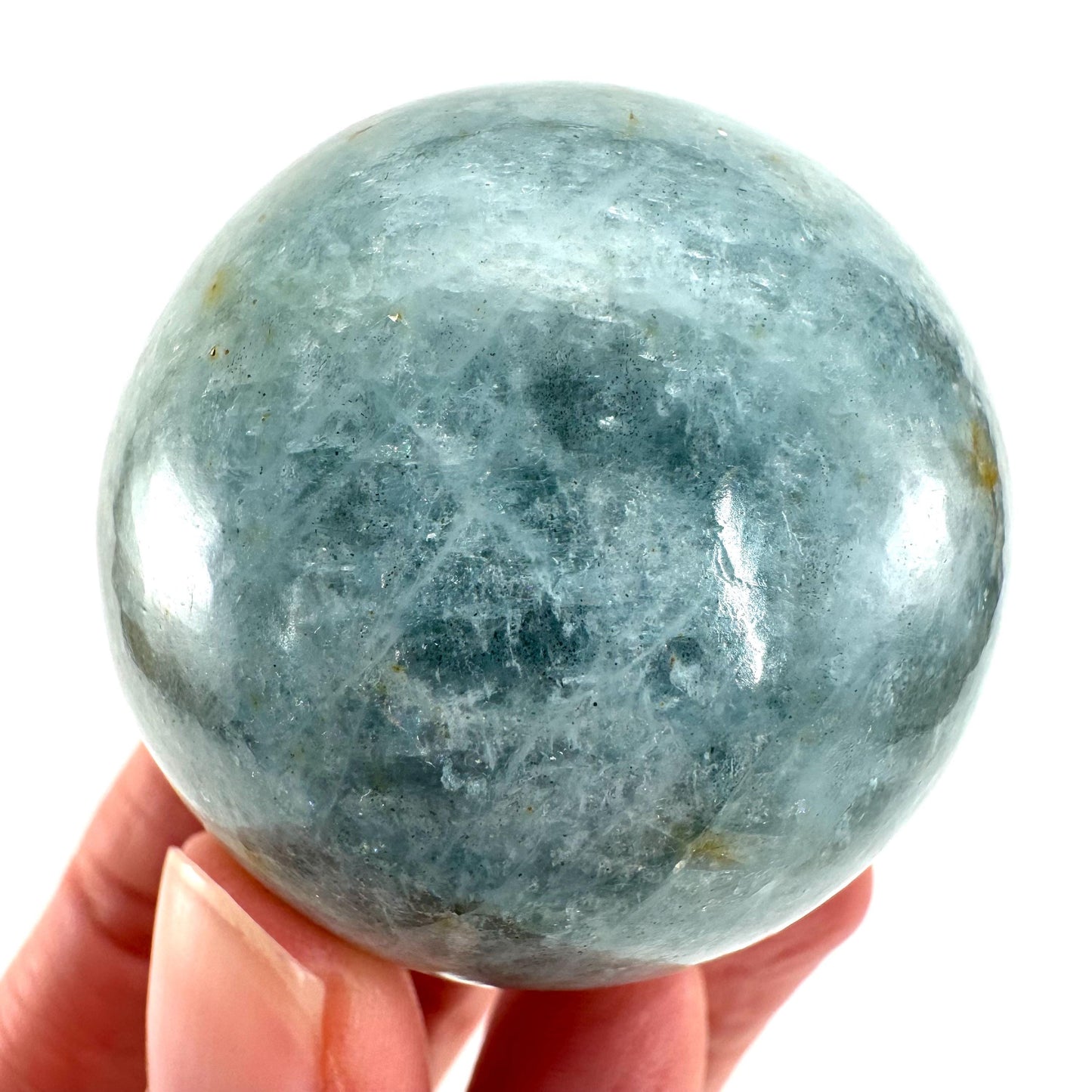 Aquamarine Sphere | Polished Crystal Ball